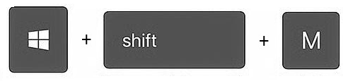 Windows + Shift + M shortcut: Restore all minimised windows